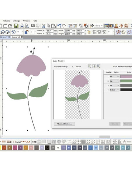 ПО для вышивания Bernina 9 DesignerPlus на USB-накопителе