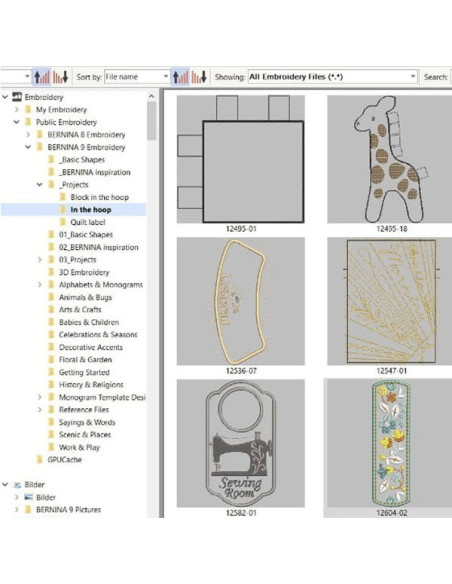 ПО для вышивания Bernina 9 DesignerPlus на USB-накопителе